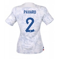 Frankrike Benjamin Pavard #2 Bortedrakt Dame VM 2022 Kortermet